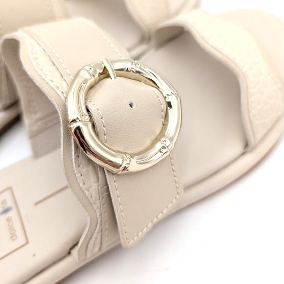 Dolce Vita Aperol Scalloped Slide Sandal Women's Slip-On Ivory Size US6.5 - Picture 9 of 10